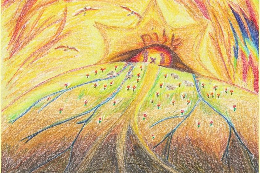 Grafik zur Adventszeit 2025