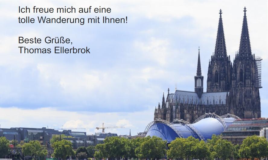 Wanderung nach Köln
