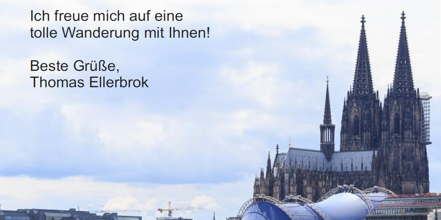 Wanderung nach Köln
