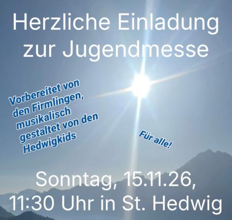 Jugendgottesdienst 15.11.2026